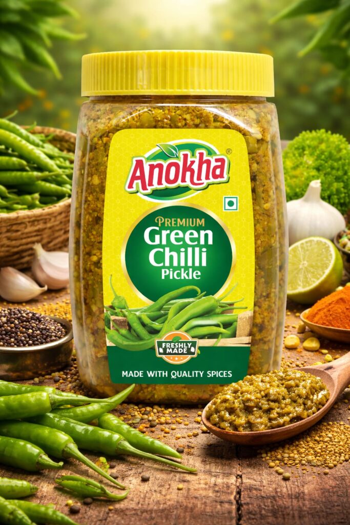 Green Chilli Pickle 